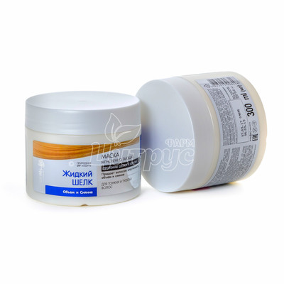 Маска для волосся Доктор Санте (Dr. Sante) Рідкий шовк Об*єм і сяйво 300 мл