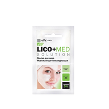 Маска для обличчя та шиї Ельфа Фарм (Elfa Pharm) Ліко + Мед (Lico + Med) Освіжаюча -тонізуюча 20 мл