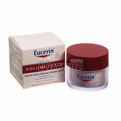Еуцерін Вольюм-філлер (Eucerin Volume-Filler) Крем денний для відновлення контуру обличчя для Нормальної та комбінованої шкіри 50 мл