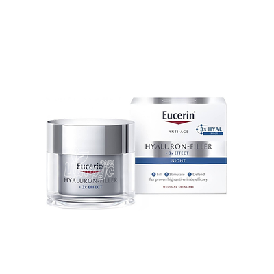 Еуцерин Гіалурон-Філер (Eucerin Hyaluron-Filler) Крем нічний проти зморшок для всіх типів шкіри 50 мл