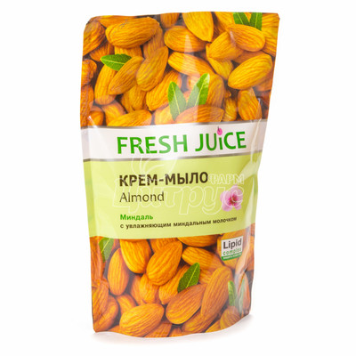 Крем-мило рідке Фреш джус (Fresh Juice) Мигдаль (Almond) Дой-пак 460 мл