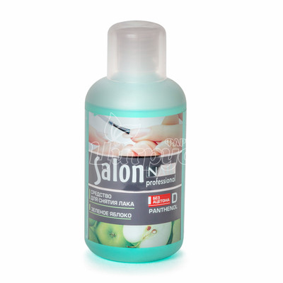 Засіб для зняття лаку Салон Спа (Salon Spa) Зелене яблуко без ацетону 150 мл