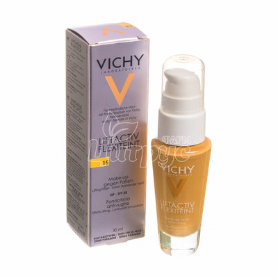 Віші ЛіфтАктів Флексіліфт Тон 15 (Vichy Liftactiv FLexiton) Засіб тональний проти зморшок відтінок опал 30 мл