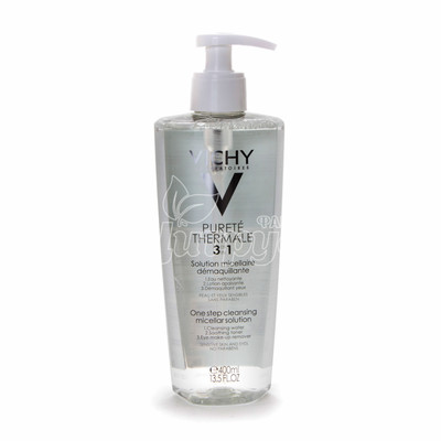 Віші Пюрте Термаль (Vichy Purete Thermale) Рідина універсальна для зняття макіяжу з обличчя та очей 400 мл