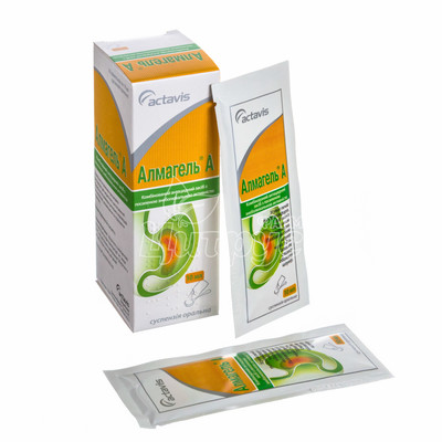 Альмагель А суспензія пакетована 10 мл 10 штук