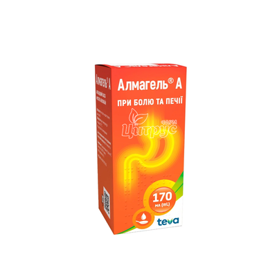 Алмагель А суспензія 170 мл