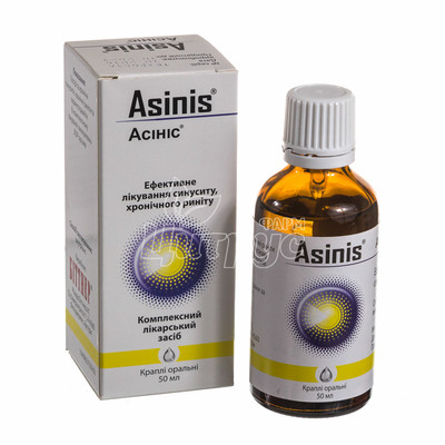 Асиніс краплі оральні 50 мл