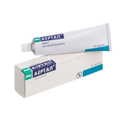 Аертал крем 1,5% туба 60 г