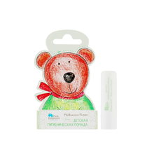 Помада гігієнічна дитяча Пінк Елефант (Pink Elephant) Ніжний вітер (Tender Wind) Ведмедик Потап 4,8 г