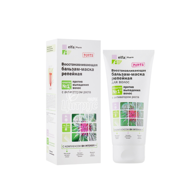 Бальзам-маска Реп*яхова Ельфа Фарм (Elfa Pharm) Відновлювальна 200 мл