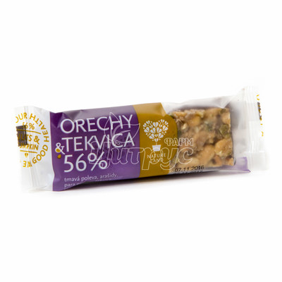 Батончик Текмар (Tekmar) Мюслі горіх з гарбузовим насінням 35 г