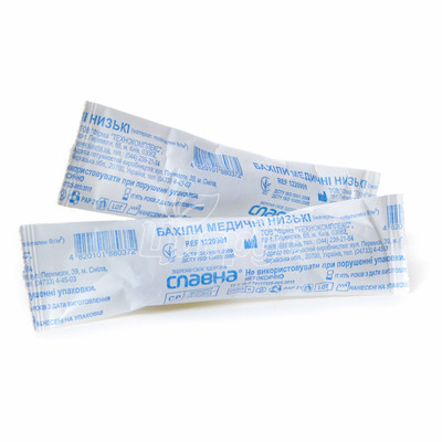Бахіли стерильні Славна поліетиленові низькі 1 пара