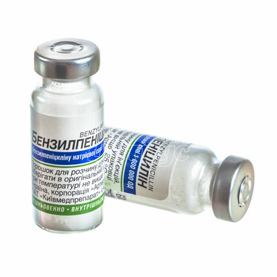 Бензилпеніцилін порошок для ін*єкцій 1000000 ОД