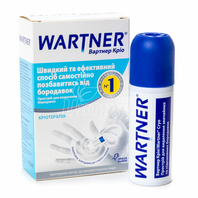 Вартнер кріо пристрій для видалення бородавок 50 мл