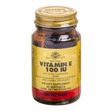 Солгар (Solgar) Вітамін E 100 МО 50 штук (Vitamin E) капсули