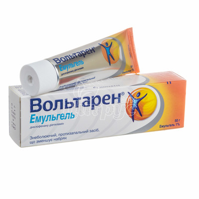 Вольтарен емульгель гель 1% туба 50 г