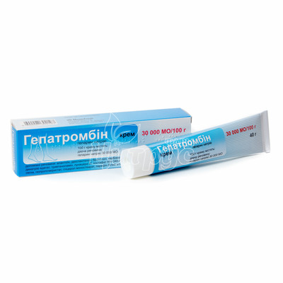 Гепатромбин крем 30 000 МО / 100г туба 40 г