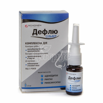 Дефлю Сільвер Ніс лосьйон-спрей 15 мл
