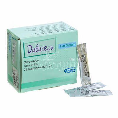 Дивігель гель 0,1% по 1 г 28 штук