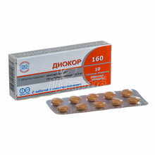 Діокор 160 таблетки вкриті оболонкою 160 мг/12,5 мг 10 штук