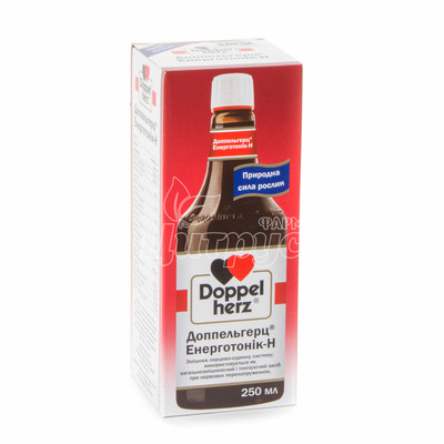 Доппельгерц (Doppelherz) Енерготонік-Н розчин 250 мл