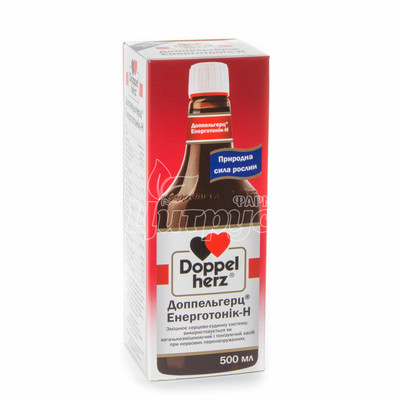 Доппельгерц (Doppelherz) Енерготонік-Н розчин 500 мл