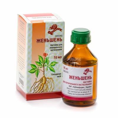 Женьшеню настойка 50 мл
