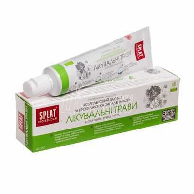 Зубна паста Сплат (Splat) ПРОФЕШИНАЛ (Professional) Лікувальні трави 40 мл