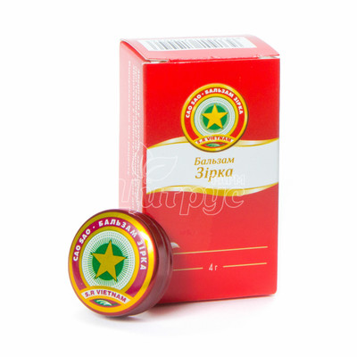 Зірка бальзам банку 4 г