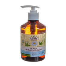 Мило для інтимної гігієни Зелена Аптека Для чутливої ??шкіри з ромашкою 370 мл