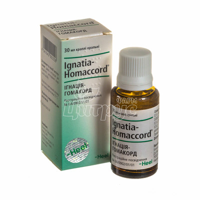 Ігнація-гомакорд 30 мл