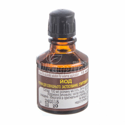 Йод розчин 5% 10 мл