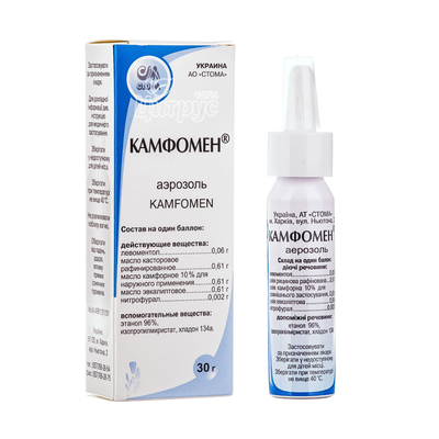 Камфомен аерозоль балон 30 г