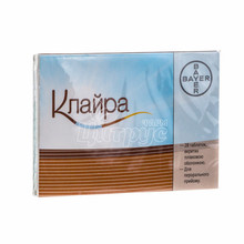 Клайра таблетки вкриті оболонкою 28 штук