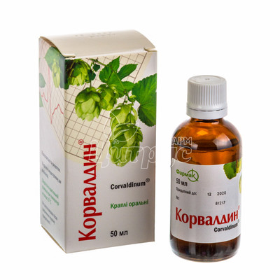 Корвалдин краплі 50 мл