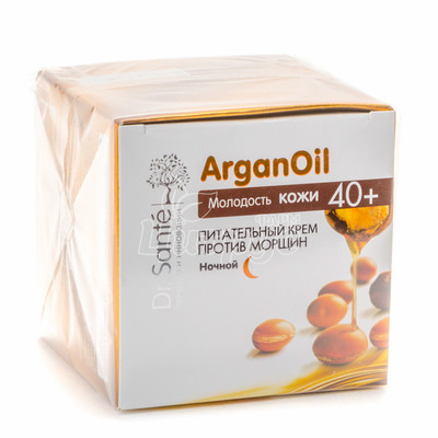 Крем для обличчя Доктор Санте (Dr. Sante) Арганоіл (ArganOil) проти зморшок нічний після 40-ка 50 мл