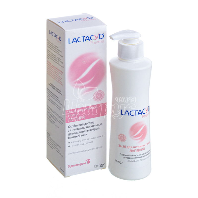 фото 1/Засіб для інтимної гігієни ЛАКТАЦИД Фарма (Lactacyd Pharma) Ніжний з дозатором 250 мл