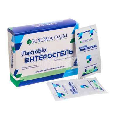 Лактобіоентеросгель паста саше 15 г 10 штук
