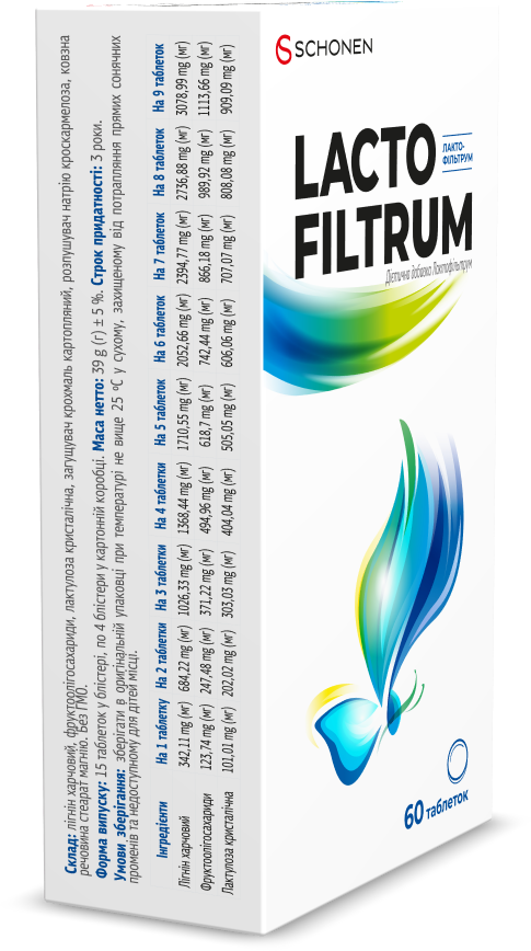 фото 2/Лактофільтрум таблетки 60 штук