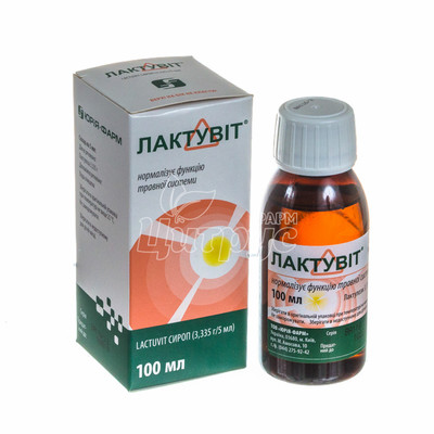 Лактувіт сироп 3,335 г / 5 мл 100 мл