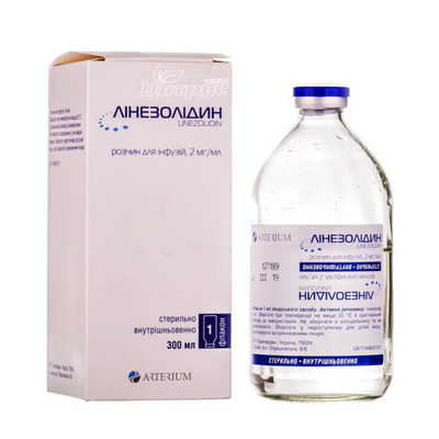 Лінезолідін розчин для інфузій 0.2% 300 мл