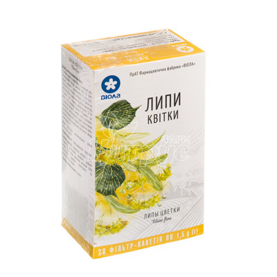 Липи квітки фільтр-пакет 1,5 г 20 штук