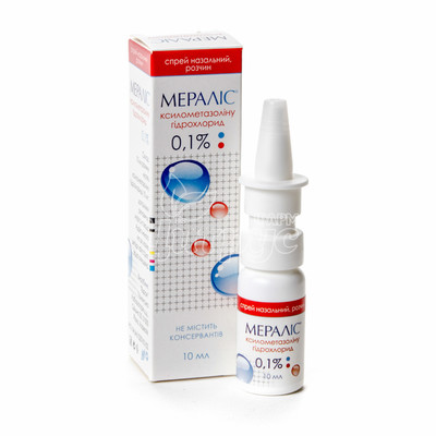 Мераліс спрей назальний 0,1% 10 мл