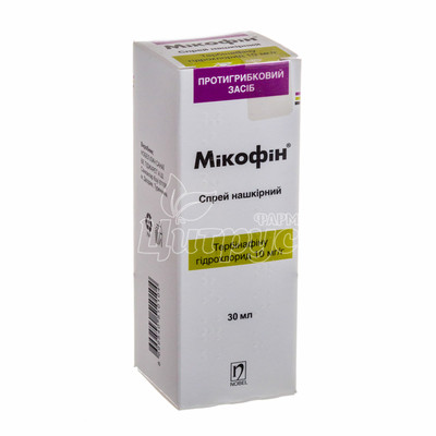 Мікофін спрей 1% 30 мл