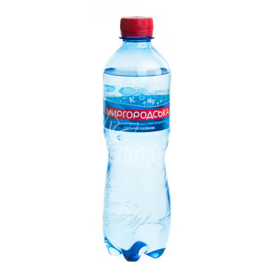 Вода мінеральна Миргородська сильногазована 0,5 л