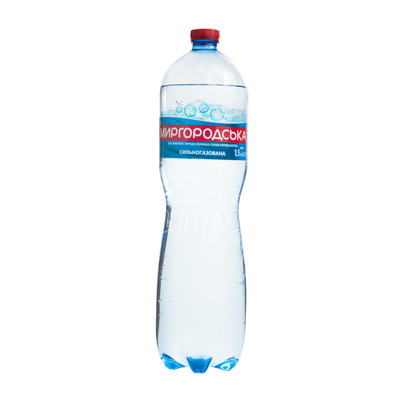 Вода мінеральна Миргородська сильногазована 1,5 л