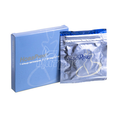 Новаринг кільце вагінальне 11,7 мг / 2,7 мг 1 штука