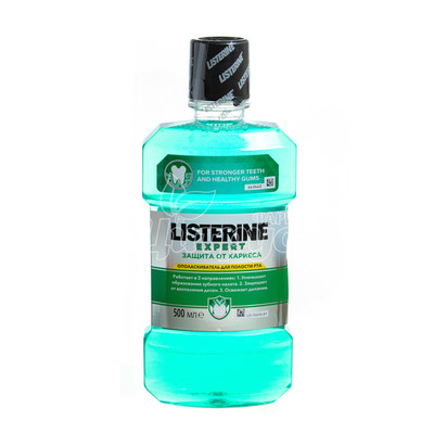 Ополіскувач для рота Лістерин (Listerine) Захист від карієсу 500 мл