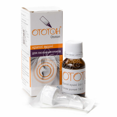 Ототон краплі вушні 16 г