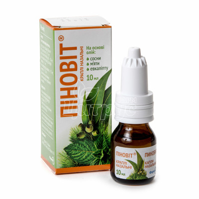 Піновіт краплі назальні 10 мл